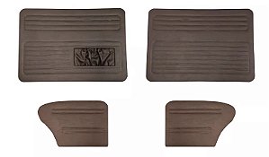 Revestimento/Forro Porta Diant/Tras VW  Após 78> Marrom C/B