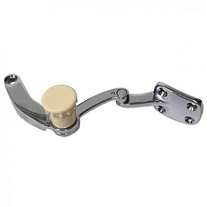 Trinco Janela Basculante Direito Botão Marfim Fusca até 73