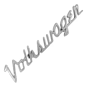 Emblema Volkswagen Metal Cromado  Alemão VW Fusca