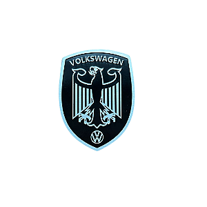 Emblema Plaqueta Decorativa Adesiva Emblema Águia Preta