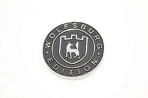 Emblema Plaqueta Brasão WolfsBurg Edition Preto VW