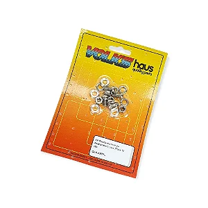 Kit Parafusos Inox de Acabamento P/Placa 16 pcs