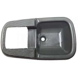 Moldura Maçaneta Interna Porta Cinza Vw Fusca