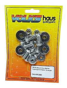 Kit Parafusos Inox Estribo Fusca p/2 lados - 36 peças