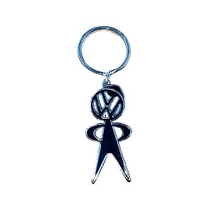 Chaveiro Mascote VW Fusca Menino Preto