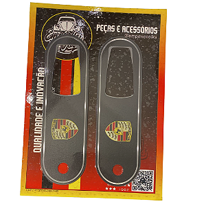 Espelho Inox Porsche Black Fusca 77>