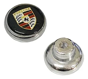 Kit 4 Botões Painel Fusca Cromado Porsche Fusca