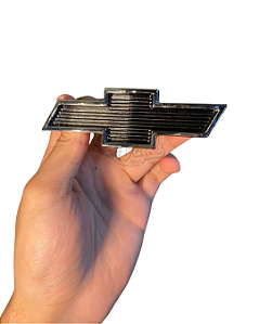 Emblema Gravata Média Dianteira Opala 73/76 Preta