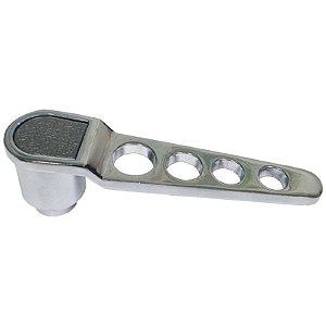 Maçaneta Interna Porta Esportiva Cromada-Cinza Fusca /77