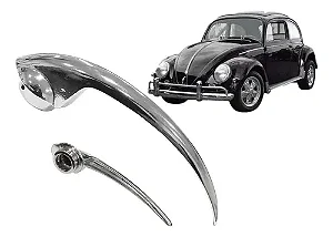 Maçaneta Interna Porta Fusca Sedan > 77 Cromada
