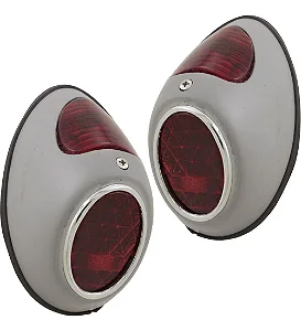 Par Lanterna Traseira Modelo Coração Vw Fusca 53 54 55