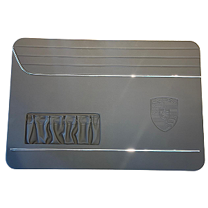 Revestimento/Forro Porta VW Diant/Tras VW Até >77  Preto C/ Logo Porsche C/B