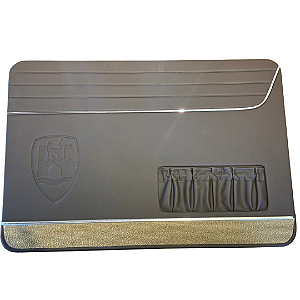 Revestimento/Forro Porta Diant/Tras VW  Após 78> Preto Logo Wolfsburg C/B