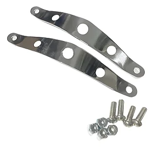 Par Descansa/Apoio Braço Puxador Porta Fusca Metal Cromado Vw Cromado