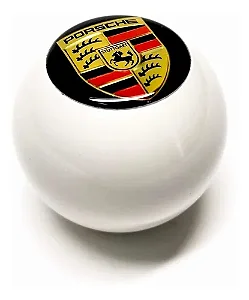 Manopla Porsche Branca