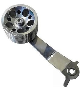 Pedal Roller Inox Fusca Brasília Karmann Guia