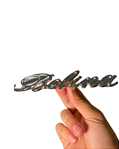 Emblema Manuscrito Belina Ate 1977 Cromada