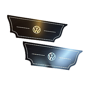 Rodapé Logo Volkswagen Fusca Customizado ACM