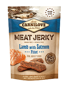 Jerky Cordeiro e Salmão 100g – Bife Natural Carnilove