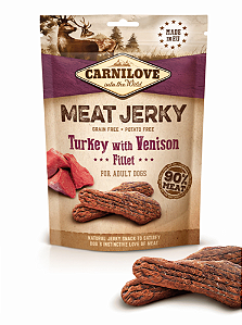 Jerky Veado e Peru 100g – Bife Natural Carnilove