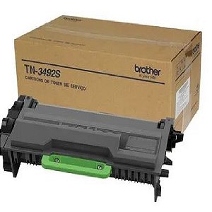 TN3492 Toner preto para rendimento de até 20.000 páginas.