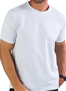 Camiseta Branca Gola Redonda