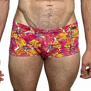 Sunga Boxer Estampada Floral