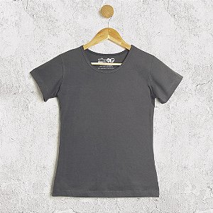 Camiseta Cinza Baby Look