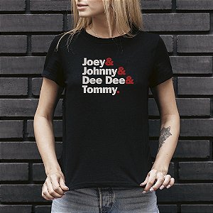 Camiseta Joey&Johnny&DeeDee&Tommy