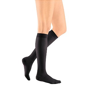 Meia Medi Sheer Soft 20-30mmhg 3/4 Cor Preto
