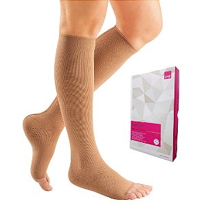 Meia Medi Mondi 20-30 mmHg 3/4 cor Caramelo
