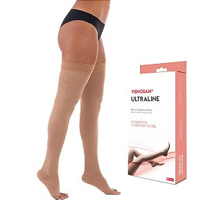 Meia Venosan 4000 Ultraline 30-40 mmHg 7/8 Meia Coxa Cor Bege