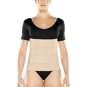 Cinta Faixa Elástica Abdominal 4 Painéis Gomos Chantal