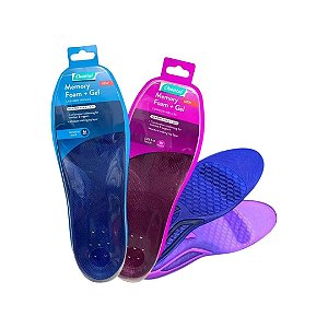 Palmilha Anti Impacto Esporão Memory Foam + Gel Chantal