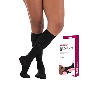 Meia Venosan Supportline 3/4 18-22 mmhg cor Preto