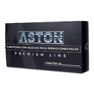 20 Cartuchos Tatuagem Aston Premium 1003RL 3003RL