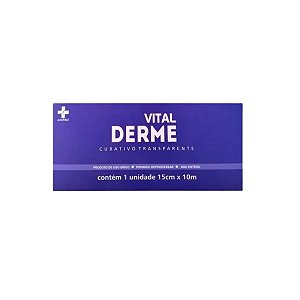 Curativo Transparente Vital Derme 15cmX10m
