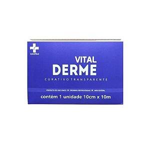 Curativo Transparente Vital Derme 10cmX10m