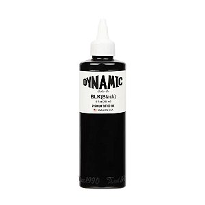 Tinta Dynamic Black Blk Preto 240ml Tattoo Tatuagem