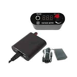 KIT FONTE TPN-023 + Pedal e Cabo ClipCord