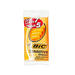 Aparelho De Barbear Descartavel Sensitive Shaver Bic Com 7