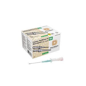 Cateter Intravenoso Descarpack 18G 100 Unidades