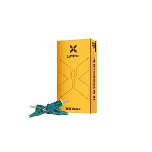 10 Cartucho Big Wasp X Gold Series Magnum Curvado 1023RM