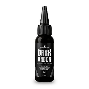 Dark Vader 30ml Black Preto Electric Ink Easy Glow Raven