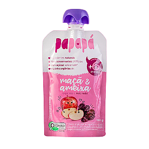 Papinha Papapá Maçã e Ameixa - 100g