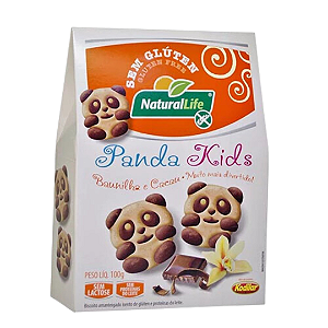 Panda Kids Baunillha Cacau Sem Glúten e Sem Lactose 100g - Natural Life