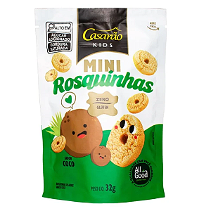 Mini Rosquinhas de Coco Sem Glúten 32g - Casarão