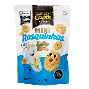 Mini Rosquinhas de Leite Sem Glúten 32g - Casarão