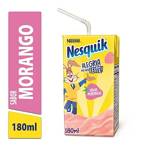 Bebida Láctea Nesquik Morango 180ml - Nestlé