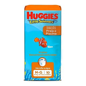 Fralda Piscina Huggies Swimmers M-G
